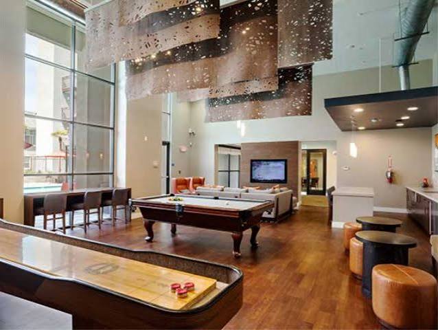 Clean clubhouse and common area lounge in Raleigh NC